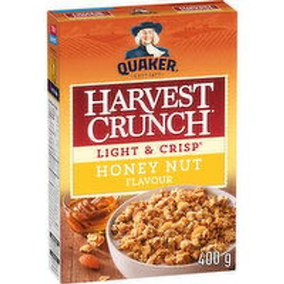 Quaker - Harvest Crunch Light & Crisp Honey & Nut Granola, 400 Gram