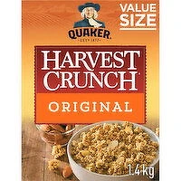 Quaker - Harvest Crunch Granola Original, 1.4 Kilogram