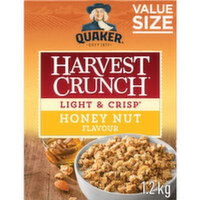 Quaker - Quaker Hrvst Crunch Lght Crsp Hny Nut, 1.2 Kilogram