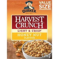 Quaker - Quaker Hrvst Crunch Lght Crsp Hny Nut, 1.2 Kilogram