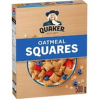 QUAKER - Oatmeal Squares Cereal, 500 Gram
