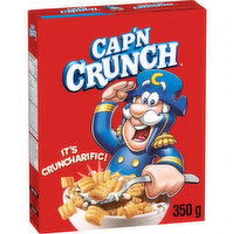 QUAKER - Cap'n Crunch Original Cereal, 350 Gram