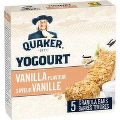 QUAKER - Yogurt Granola Bars - Vanilla, 5 Each