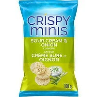 Quaker - Crispy Minis Sour Cream & Onion GF, 100 Gram