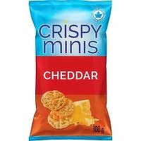 Quaker - Crispy Minis Cheddar Brown Rice Chips, 100 Gram