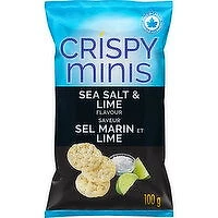 Quaker - Crispy Minis Sea Salt Gluten Free, 100 Gram