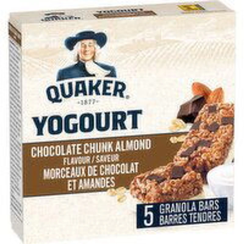 Quaker - Chocolate Chunk Almond, 5 Each