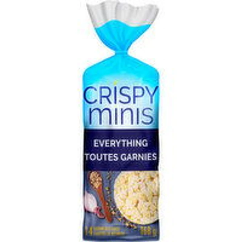 Quaker - Crispy Minis Everything Brown Rice Cakes, 168 Gram