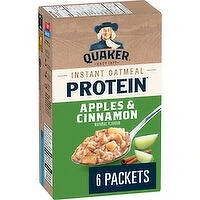 Quaker - High Protein Apple & Cinnamon Instant Oatmeal., 228 Gram