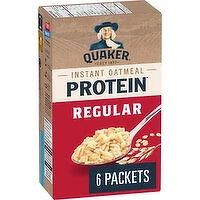 QUAKER - Protein Instant Oatmeal,  Regular, 168 Gram