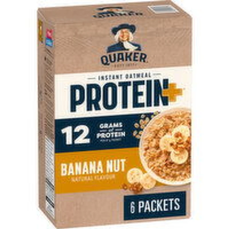 Quaker - Quaker Protein + Banana Nut Oateal, 6 Each