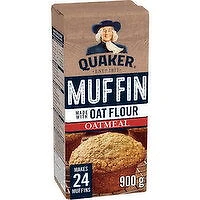 QUAKER - Oat Flour Muffin Mix Oatmeal, 900 Gram
