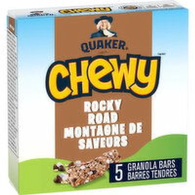 Quaker - Chewy Granola Bars - Rocky Road, 5 Each