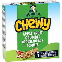 QUAKER - Chewy Apple Bars, 5 Each