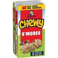 QUAKER - Chewy Smores Bars, 40 Each