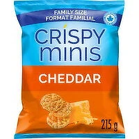QUAKER - Crispy Minis Cheddar, Family Size, 215 Gram