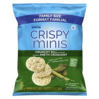 QUAKER - Crispy MInis Crunchy Dill, Family Size, 215 Gram