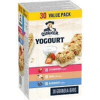 Quaker - Yogurt Granola Bars - Club Pack, 30 Each