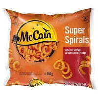 McCain - Super Spirals  Fries, Lightly Spiced, 650 Gram