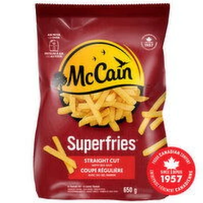 McCain - McCain Superfries Straight Cut, 650 Gram