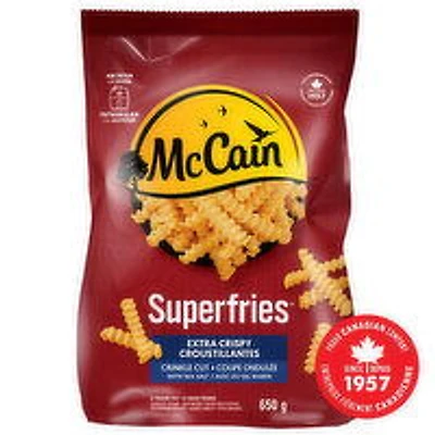 McCain - Superfries Extra Crispy Crinkle Cut Fries, 650 Gram