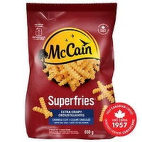 McCain - Superfries Extra Crispy Crinkle Cut Fries, 650 Gram