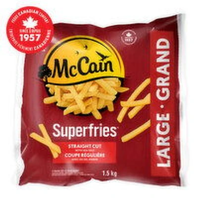 McCain - Superfries Straight Cut, 1.5 Each
