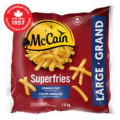 McCain - Superfries Crinkle Cut Fries, 1.5 Kilogram