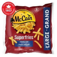 McCain - Superfries Crinkle Cut Fries, 1.5 Kilogram