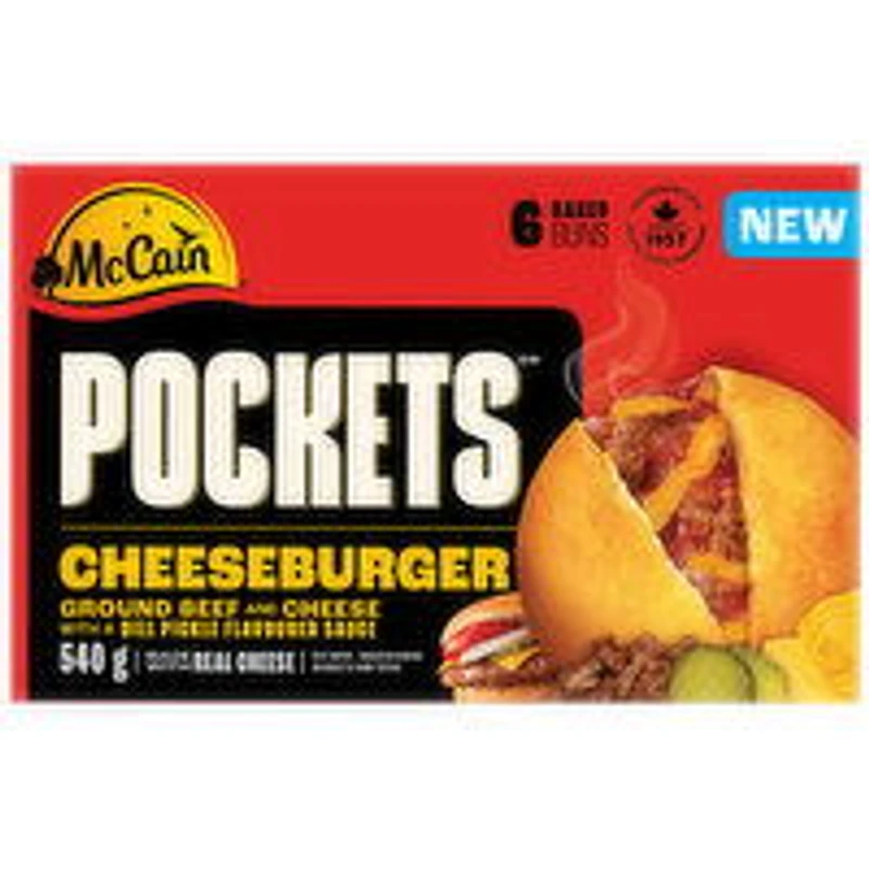 McCain - Pockets - Cheeseburger, 540 Gram