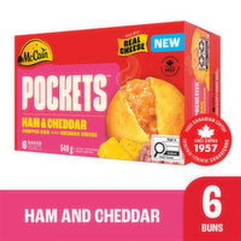 McCain - Pockets Ham & Cheddar, 540 Gram