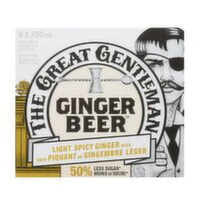 The Great Gentleman - Ginger Beer Light, 6 Each
