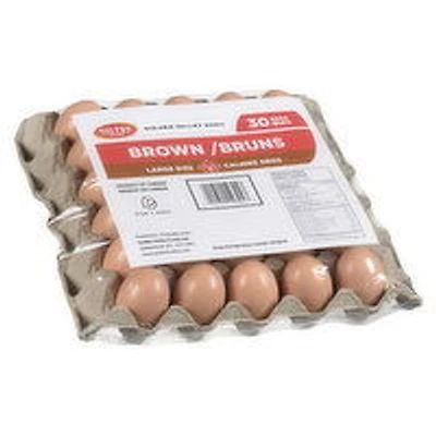 Golden Valley - Large Brown Eggs, 30 Each