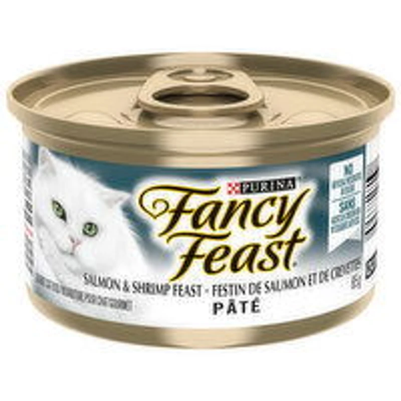 Purina - Fancy Feast Salmon & Shrimp Feast Wet Cat Food, 85 Gram