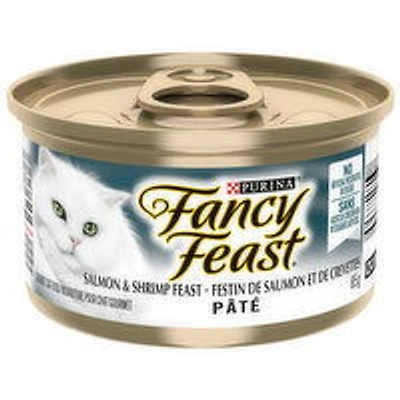 Purina - Fancy Feast Salmon & Shrimp Feast Wet Cat Food, 85 Gram