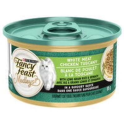Purina - Fancy Feast - Medleys Wild Salmon Primavera in a Silky Broth, Wet Cat Food, 85 Gram