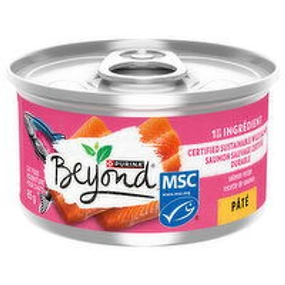 Purina - Beyond Pate Wild Caught Salmon Recipe, Wet Cat Food, 85 Gram