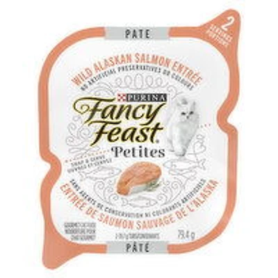 Purina - Fancy Feast Petites Wild Alaskan Salmon Entree, Wet Cat Food, 79.4 Gram