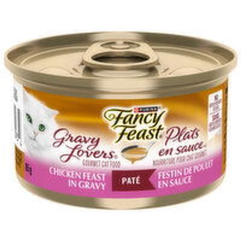 Purina - Fancy Feast Gravy Lovers Pate Chicken Feast in Gravy, Wet Cat Food, 85 Gram