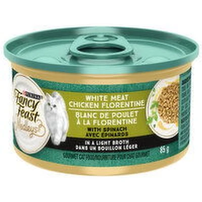 Purina - Fancy Feast - Medleys White Meat Chicken Florentine in a Light Broth, Wet Cat Food, 85 Gram