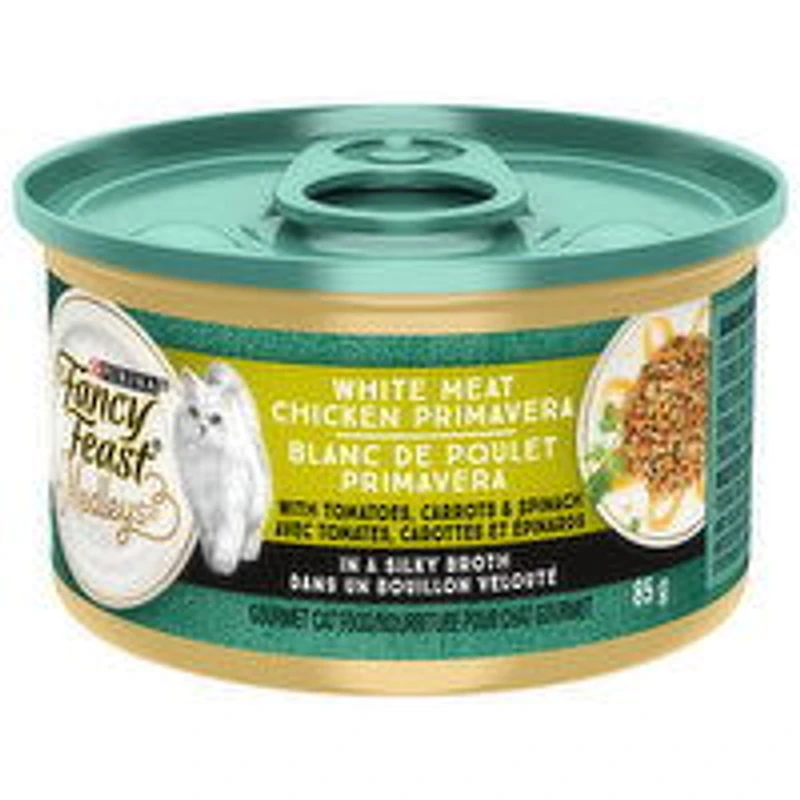 Purina - Fancy Feast Medleys White Meat Chicken Primavera in a Silky Broth, Wet Cat Food, 85 Gram
