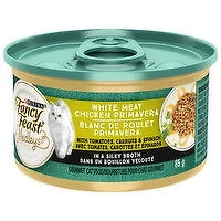 Purina - Fancy Feast Medleys White Meat Chicken Primavera in a Silky Broth, Wet Cat Food, 85 Gram