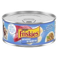 Purina - Friskies Wet Cat Food, Shredded Ocean Whitefish & Tuna, 156 Gram