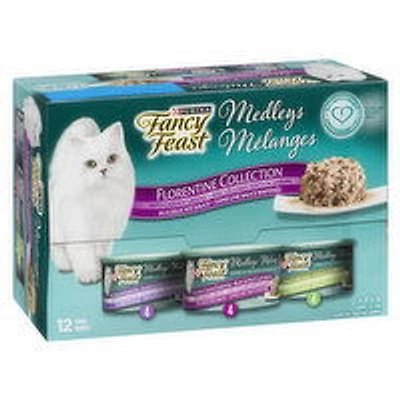Purina - Medleys  Wet Cat Food,  Florentine Collection Variety Pack, 12 Each