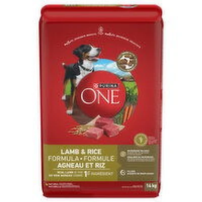 Purina - ONE Lamb & Rice Formula, Dry Dog Food, 14 Kilogram