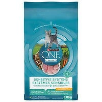 Purina - ONE +Plus Sensitive Systems Turkey, Dry Cat Food, 1.8 Kilogram