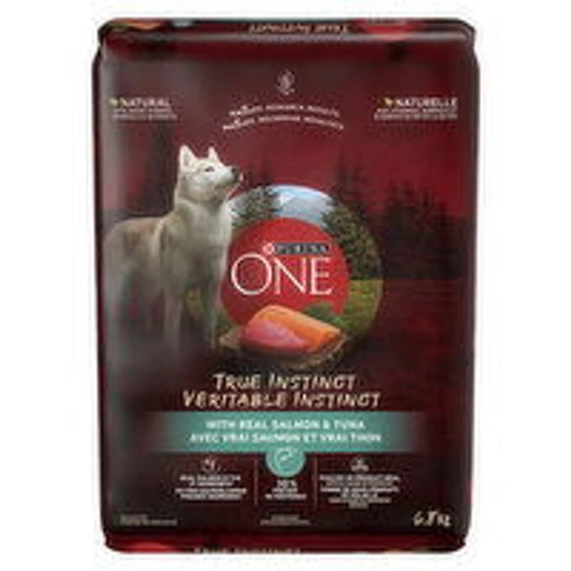 Purina - One True Instinct with Real Salmon & Tuna, Dry Dog Food, 6.8 Kilogram
