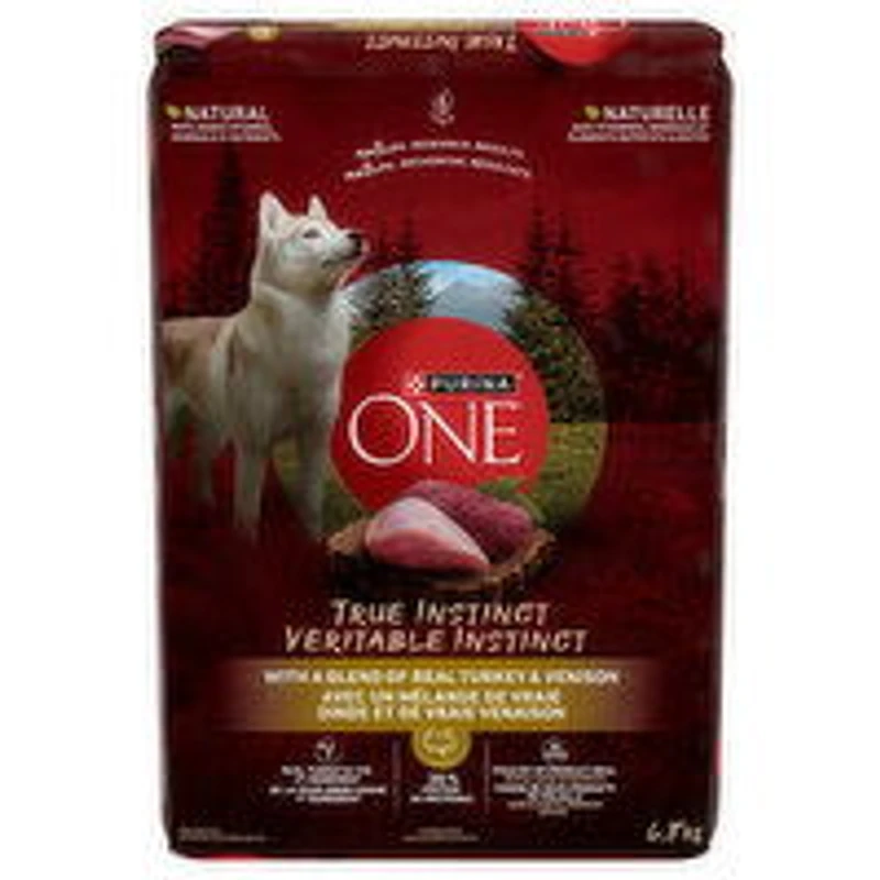 Purina - One True Instinct Turkey & Venison, Dry Dog Food, 6.8 Kilogram