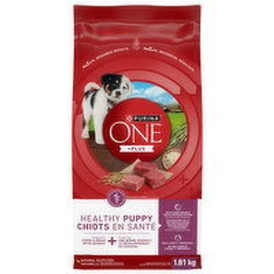 Purina - ONE +Plus Healthy Puppy Formula Lamb, Dry Dog Food, 1.81 Kilogram