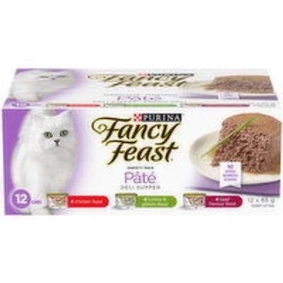Purina - Fancy Feast Pt Deli Supper Variety Pack, Wet Cat Food ., 12 Each